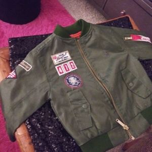 English Laundry Military flight jacket